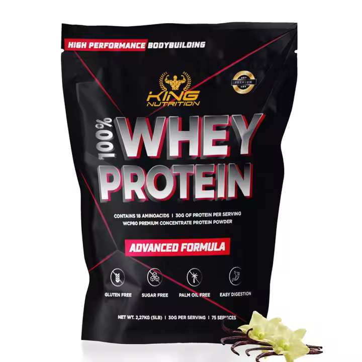 100% Whey Protein 2.27kg King Nutrition Proteina Concentrada - 1
