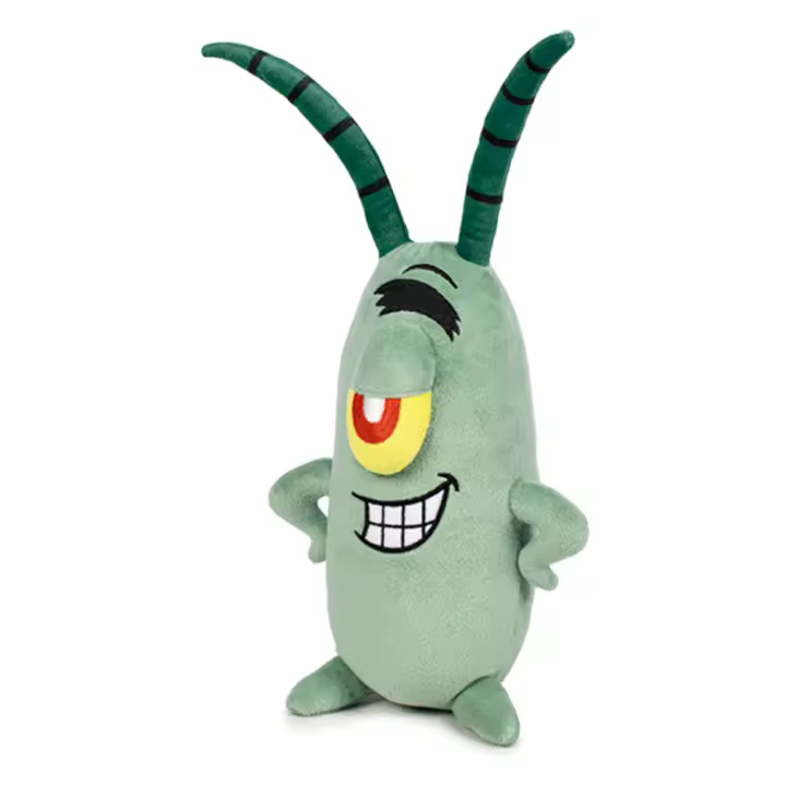 PELUCHE BOB ESPONJA - PLANKTON, 760025633, TIENDA CON LICENCIA OFICIAL - 1