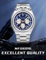 Reloj De Cuarzo Para Hombre MINI FOCUS Multifuncional De Moda Con Calendario Y Manos Luminosas En Acero Inoxidable Resistente Al Choque Y Al Agua - details 0