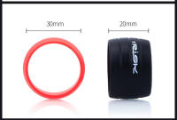Cinta De Manillar De Bicicleta Risk Anti-Derrapante Cubierta De Gel De Silicio Protector De Ruta Para Manillar Fijo - details 2