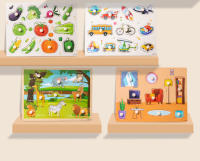 Juegos De Montessori Para Niños Madera Alfabeto Educativo Juguetes 3D Puzle Para Niños Y Niñas Regalo De Escuela Preescolar - details 4