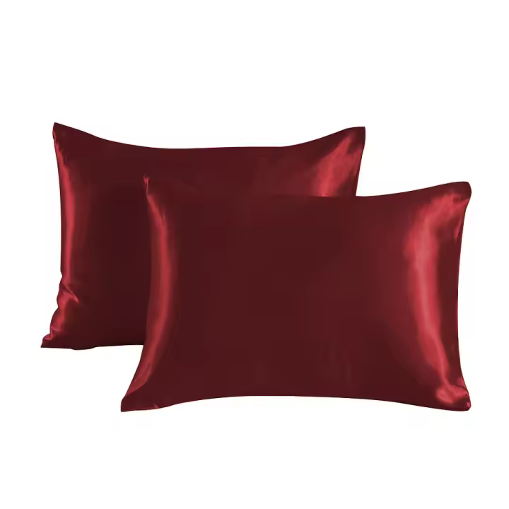 Funda almohada burdeos 50 x 75 cm (juego de 2) Hipoalergénica duradera - 1