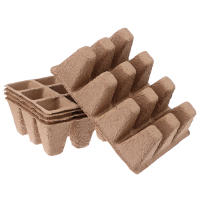 5Pcs Bandeja De Semillero Biodegradable Con 12 Agujeros Para Jardinado Sistema De Crecimiento Hidroponía Herramientas De Plantación - details 7