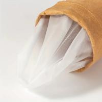 Bolsa De Almacenamiento Redonda De Papel Kraft 1pc Lavable Y Duradera Para Panadería Y Verduras Bolsa De Papel Para Cocina - details 0