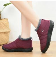 Botas De Invierno Impermeables Para Hombres Y Mujeres Con Peluche Grueso Suela Gruesa Botines De Nieve Calientes Para Parejas Zapatos De Exterior Con Lining De Plush - details 8