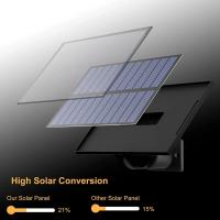 Lámpara De Pared Solar Con Control Remoto Y Sensor De Movimiento 160 LEDs Impermeable Para Iluminación Del Jardín Garage Y Atrás Del Patio - details 21