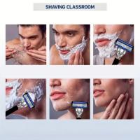 Cuchilla Manual Para Barba Y Pelo De Acero Inoxidable Con 6 Capas Lotus Para Hombre Cabeza De La Cuchilla Lavable Y Reemplazable - details 5