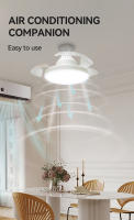 Lámpara De Techo LED Con Ventilador Oculto E27 Para Sala De Estar Cocina Garaje Con Control Remoto Y Blades Retráctiles Fuente De Alimentación DC - details 8