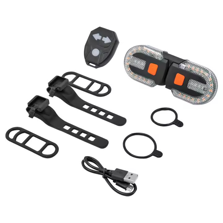 Luz Trasera De Scooter Eléctrico LED Recargable USB Con Control Remoto Para Xiaomi M365 1S pro Mi3 Luz De Advertencia Wireless - 1