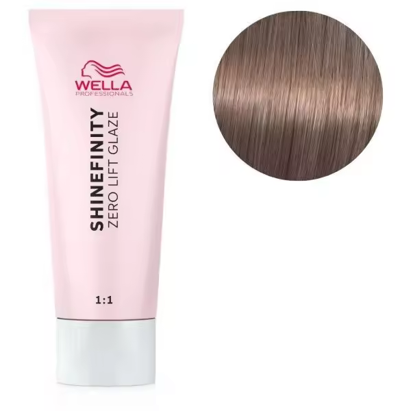 Coloración semipermanente Shinefinity Zero Lift Glaze - Warm Caramel Espresso 05/37, 60ml WELLA - 1