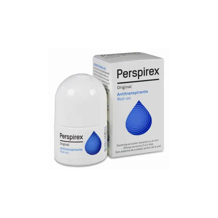 Perspirex Roll On 20ml - Desodorante Antitranspirante Axilas - Protección y Frescura Anti Sudor - 1