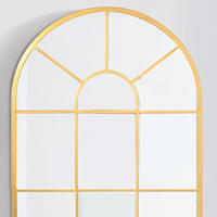 Espejo de Pared Decorativo - Diseño de Ventana de Arco con Marco Dorado - Estilo Moderno y Elegante para Salón, Dormitorio o Entrada - details 6