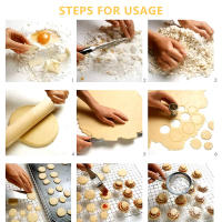 Molde De Galletas DIY Geométrico 24pcs Cortador De Galletas Para Cocina Doméstica Herramienta De Hornear Desayuno Snack Pastel Irregular Forma Molde - details 5