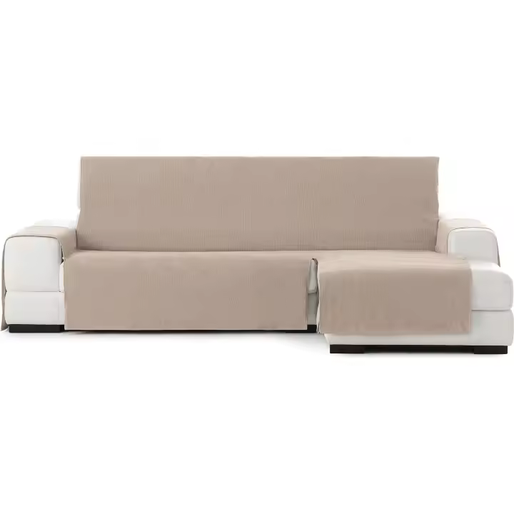 ECOMMERC3  Cubre Sofá Chaise Longue Tamaño Extra Derecha (Variedad de Colores) - Protector Para Sofá - Cubre Sofá Tacto Extra Suave - Fácil Colocación Con Gomas Elásticas - 1