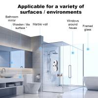 Liectroux YW610 Robot Aspiradora de Ventanas, Rociador de Agua Individual, Succión de 2800Pa, Tanque de Agua de 30ml, Detección de Bordes, Control Remoto, Protección contra Fallas de Energía de 20minutos - details 5