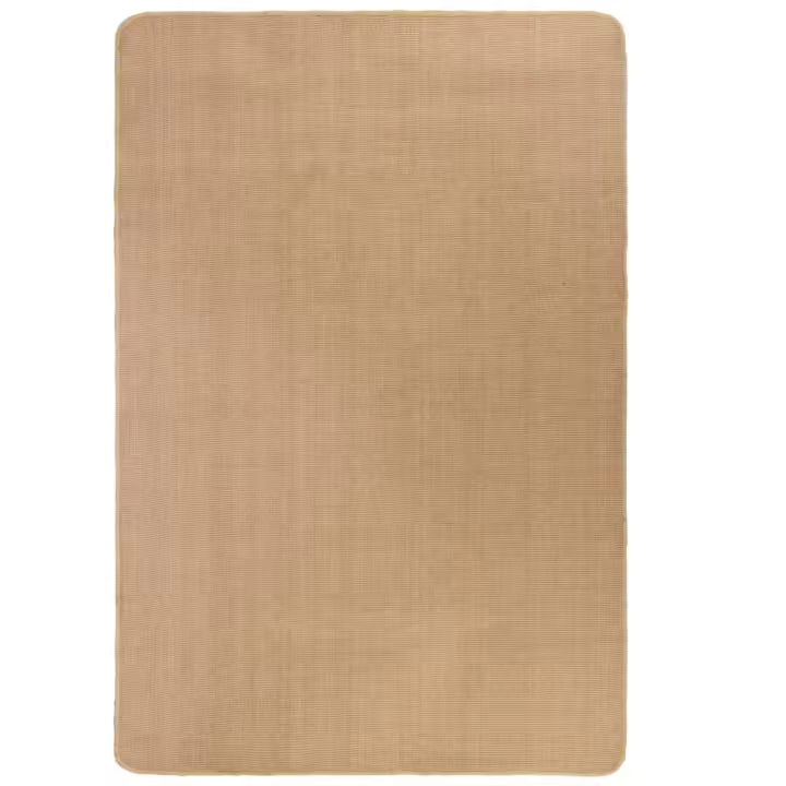 vidaXL Alfombra de yute con reverso de látex gris Dimensiones 80 x 160 cm,  140 x 200 cm,  70 x 130 cm y mas Alfombras de área  Alfombra de Piso para Sala de Estar Dormitorio Habitación Salón - 1