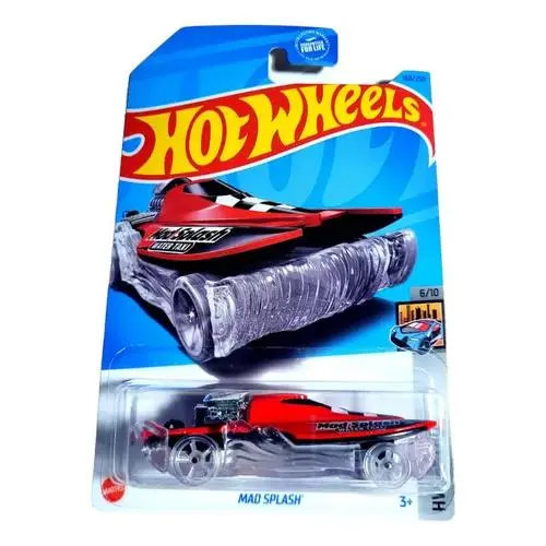 Mattel - Hot Wheels Mad Splash Rojo - Los productos Hot Wheels son extremadamente resistentes - Coleccionable - Idea regalo -  Recomendado para mayores de 3 años - 1