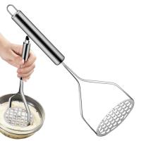 Prensa De Papas Y Hígados De Acero Inoxidable Herramienta De Fruta Y Verdura Masher De Carne Molida Creativa Presión De Barro Ricer Presión De Aguacate - details 1