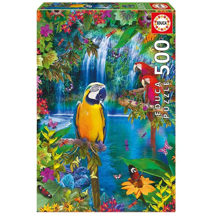 Puzzle de 500 Piezas para Adultos Paraíso Tropical de Educa - 1