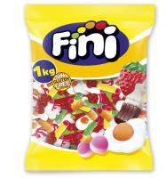 FINI CINEMA MIX 1KG, Surtido de golosinas en formato brillo. Encontrarás Dedos, Huevos, Besos Twisty, Huesos y Fresas.  1 Kg, con unas 143U aproximadamente. MEZCLA PERFECTA SABOR TOP ORIGINAL - details 1