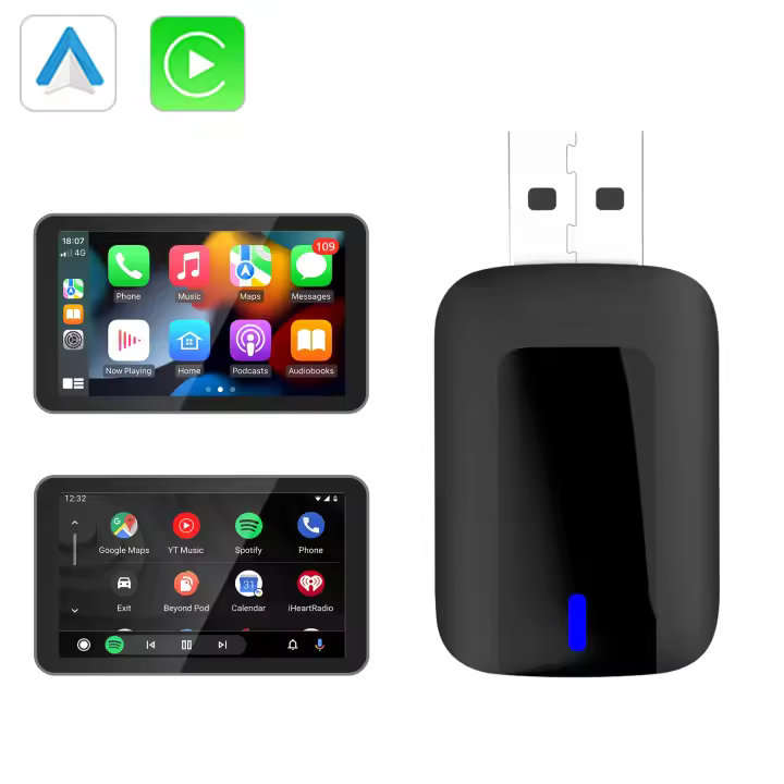 Módulo De Interconexión Inteligente Para Coche SNRG Carplay Sin Cable Para Apple Y Android Auto Caja 2IN1 Para Máquina Del Coche - 1