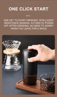 Molino De Café Profesional Autostop Ajustable Portátil Para Viajes Y Cafeterías Máquina De Molienda De Acero Inoxidable SUS Capacidad De 25g Por Tiempo - details 9