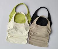 Chaleco Deportivo Para Mujer Con Alforjas Pequeño Y Colgante Estilo De Yoga Material Nylon Capa Interior Con Almohadilla De Pecho Quick Dry - details 0