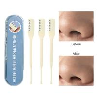 Recortador De Pelo Nasal Portátil Para Hombres Y Mujeres 360 Grados Giratorio Acero Inoxidable ABS Manual Para El Cuidado Personal - details 3