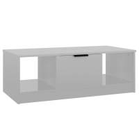 Vidaxl - Mesa de Centro de Madera Ingeniería 102x50x36 Cm - Roble Ahumado - details 0