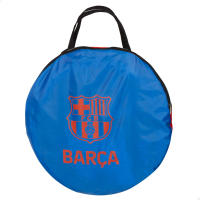 FC Barcelona portería fútbol infantil pop-up, 4 en 1 con dianas, tamaño 120x80x80 cm, incluye bolsa de transporte, ideal para practicar puntería, jardín o parque, desde 3 años - details 1