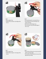 Aguja De Seguridad Manual Para Lata De Acero Inoxidable Abrazadera Multifuncional De Un Solo Lado Para El Hogar - details 4