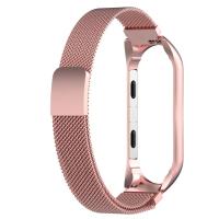 Correa De Lujo Milanés Para Xiaomi Mi Band 3/4/5/6 Pulsera De Acero Inoxidable Magnética Compatible Con Mi Band 5 6 4 3 - details 4