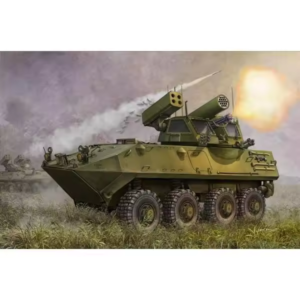 TRUMPETER 00393 USMC LAV-AD LUZ VEHÍCULO ARMADO DEFENSA AÉREA 1/35 - 1