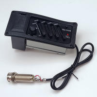 Unidad De Pre-Amp Y EQ Para Guitarra Acústica Piezo 7545R Negro Peso 200g Accesorio De Guitarra Cómodo Y Duradero - details 15