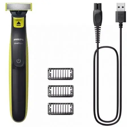 Cortabarbas Philips Oneblade QP2724/10/ con Batería/ 3 Accesorios - 1