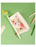 Bolsa De Maquillaje Impermeable Hello Kitty Para Mujer Organizador Coreano Estilo Solid Color Bolsa De Toallas Y Desechos - details 12
