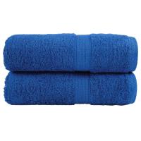 vidaXL Toallas 2 uds 100% algodón 30x30 cm 600 gsm toallita paño Color Azul,  Azul marino,  Blanco y mas - details 0