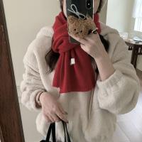 Bufanda Clásica Elegante Para Mujer Invierno Suave Térmica Versátil Coreana Pareja Estudiante Tejida Cálida Femenina Chaqueta Hombre - details 16