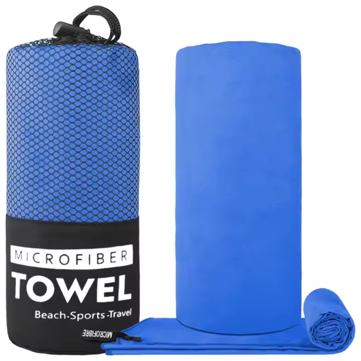 Toalla De Viaje De Microfibra Secado Rápido Para Camping Playa Senderismo Y Deportes Ligera Y Absorbente Tela De Microfibra 200GSM Rectangular - 1