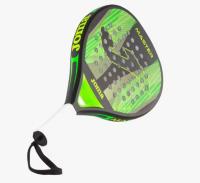 Pala de Pádel Joma Master Negra y Verde Fluor de Fibra de Carbono 1K Nivel Avanzado. Pala de padel Joma. De regalo un overgrip Pro-elite. Pala de padel para hombre, pala de padel para mujer. Pala de padel Joma Master. - details 0