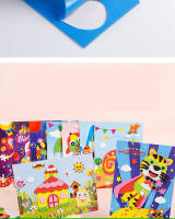 Puzzle 3D De Espuma EVA Para Niños Juego Educativo De Dibujos Animados Mosaico De Artesanía Para Creación De Arte Y Manualidades - details 7