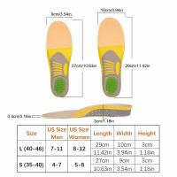 1Par De Plantillas Ortopédicas Para Zapatos Soporte De Arco Para Pies Planos Y Plantar Fasciitis Almohadillas De Salud Para Calzado Material De Silicona Unisex - details 1