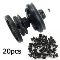 Juego De Clips De Nylon Resistente Al Desgaste Para Panel De Puerta Negra 20X Para Volkswagen Golf Passat Bus T5 Taureg - details 1