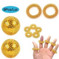 Bola De Masaje Magnética Para Mano Y Pie 9 Piezas/Lote Estimulación De Puntos Trigénericos Relieve De Presión Palma Acupuntura Bola De Masaje Portátil - details 32