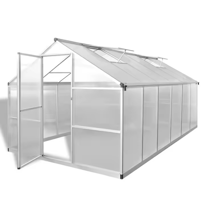 Invernadero de Aluminio reforzado con base 9.025 m² - 1