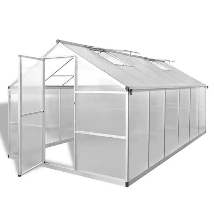 Invernadero de Aluminio reforzado con base 9.025 m² - 1