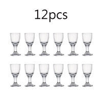 Juego De 12 Vasos Pequeños Para Vino Y Licor Cristal Transparente Diseño Retro Y Creativo Copas De Bebida Mini Para Fiestas Y Bar - details 0