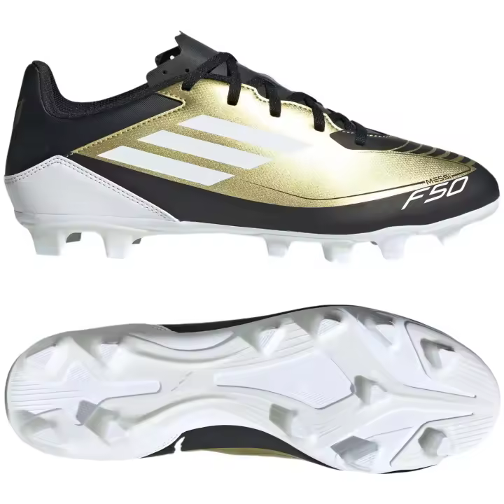 Botas de Futbol Adidas F50 Club Fxg Messi para hombre en color dorado - 1