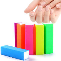6pcs Bloques De Lijado De Uñas Fluorescentes 4 Cara EVA Herramientas De Arte De Uñas Para Pulido Y Modelado Profesional - details 0