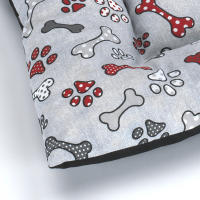 SEB MARKET Cama perro. Cama mascotas.Lavable a 30°C. Colchoneta con estampado original, ideal para el descanso de tu perro. - details 2